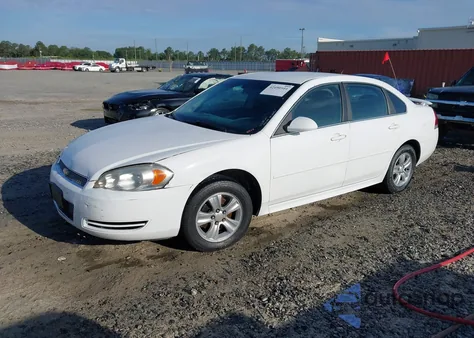 2012 Chevrolet Impala Ls из США, поврежденный, VIN 2G1WF5E35C1261103